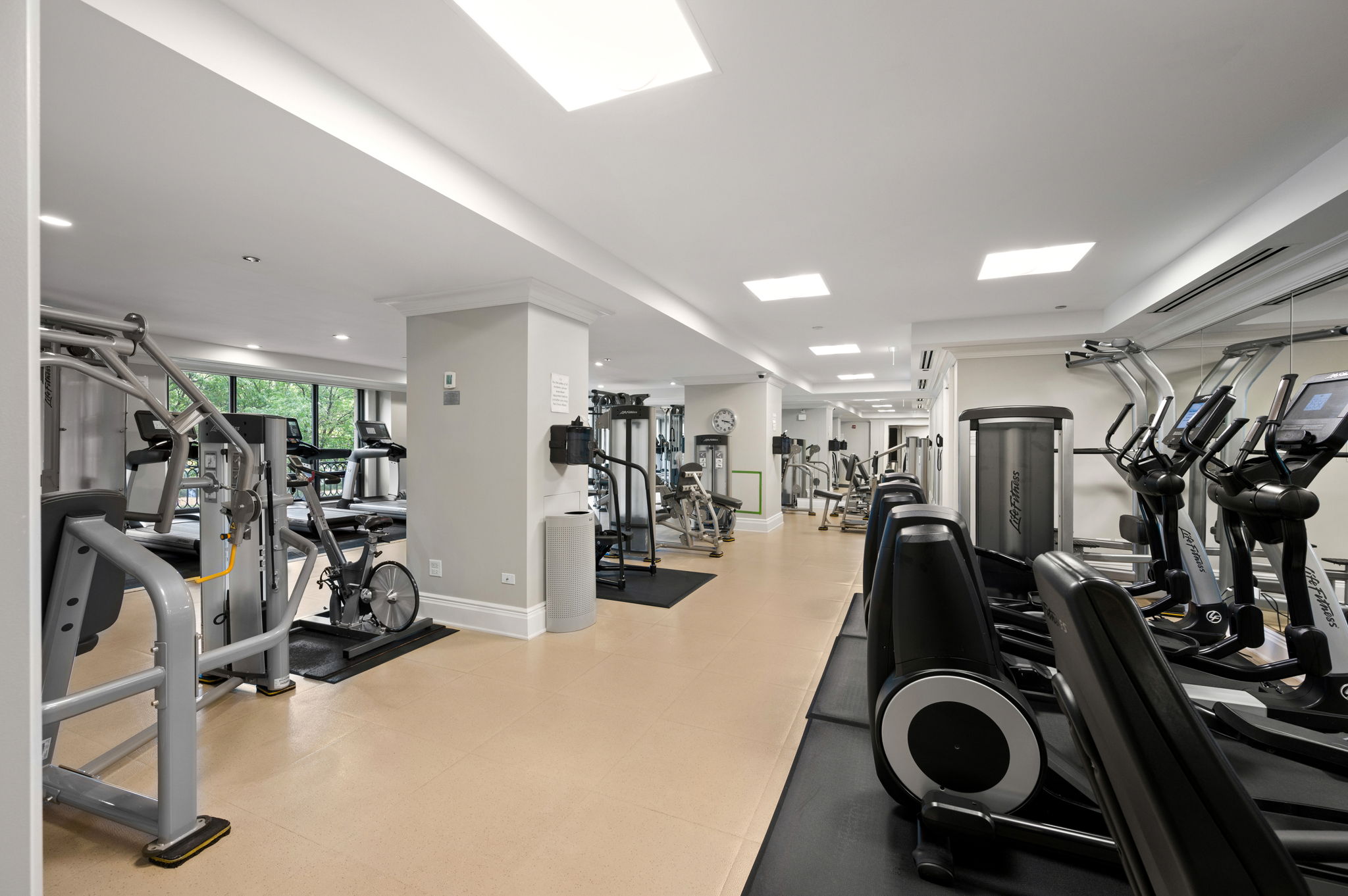 Exercise rooms condo buildings